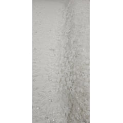 Tule Bordado Off White com Pedrarias Premium Y2238
