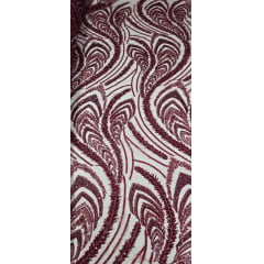 Tule Bordado Premium com Pedrarias Marsala HS1055