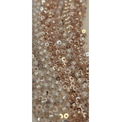 Tule Bordado Premium com Pedrarias Rosê Gold STFS24F