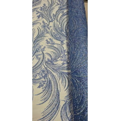 Tule com Glitter Diamond Azul Celeste STLX