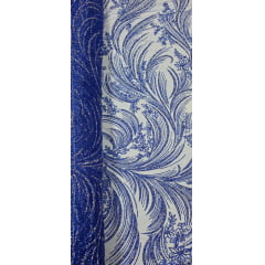 Tule com Glitter Diamond Azul Royal STLX
