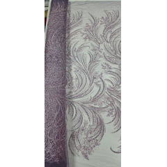 Tule com Glitter Diamond Lavanda STLX