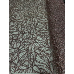 Tule com Glitter Diamond Rosê ST1036