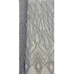 Tule Diamond Arabescos Prata Modelo 12752