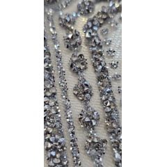 Tule Diamond Arabescos Prata Modelo 12752