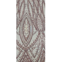 Tule Diamond Arabescos Rosê Modelo 12752 