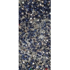Tule Diamond Degrade Azul Marinho