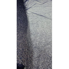 Tule Diamond Degrade Azul Marinho