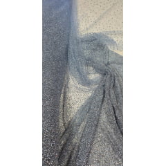 Tule Diamond Degrade Azul Serenity