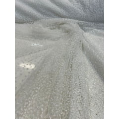 Tule Diamond Degrade Branco