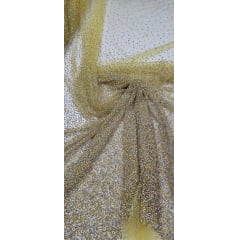 Tule Diamond Degrade Dourado