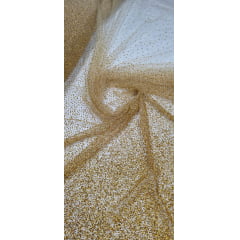 Tule Diamond Degrade Dourado