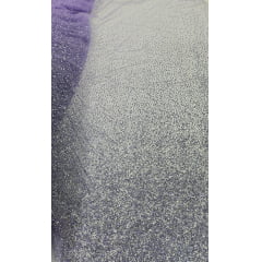 Tule Diamond Degrade Lilás