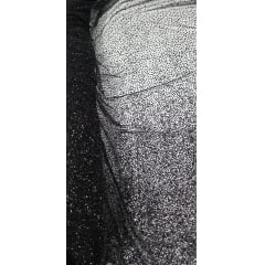 Tule Diamond Degrade Preto