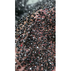 Tule Diamond Degrade Preto Tule Diamond Degrade Preto