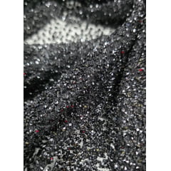 Tule Diamond Degrade Preto
