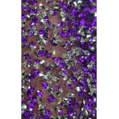 Tule Diamond Degrade Roxo Claro