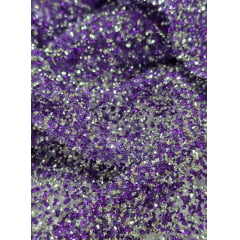 Tule Diamond Degrade Roxo Claro