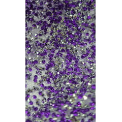 Tule Diamond Degrade Roxo Claro