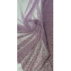 Tule Diamond Degrade Roxo Uva