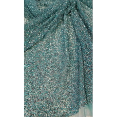 Tule Diamond Degrade Verde Tiffany