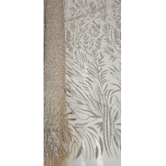 Tule Diamond Dourado Claro  Modelo LYD064   