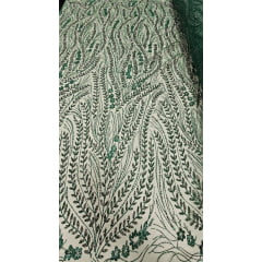 Tule Diamond Ramos Verde Floresta Modelo 067