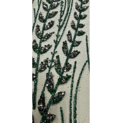 Tule Diamond Ramos Verde Floresta Modelo 067