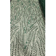 Tule Diamond Ramos Verde Floresta Modelo 067