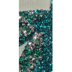 Tule Diamond Verde Esmeralda Modelo LYD064