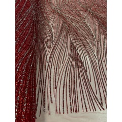 Tule Diamond Vermelho Modelo LYD090