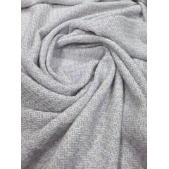 Tweed Pesado Marrocos com Fio Metálico Lilás