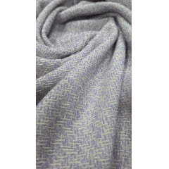 Tweed Pesado Marrocos com Fio Metálico Lilás