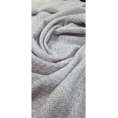 Tweed Pesado Marrocos com Fio Metálico Lilás