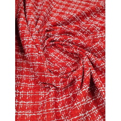 Tweed Premium Pesado Vermelho