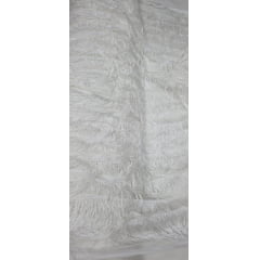 Tule com Franjas Branco