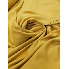 Viscose Ecológica Lisa Amarelo Mostarda