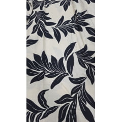Viscose estampada preto fundo natural - Comprimento 2 m x Largura 1,40 m Viscose estampada preto fundo natural - Comprimento 2 m x Largura 1,40 m