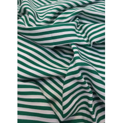 Viscose listrada verde e brsnco - Comprimento 3,60 m x Largura 1,50 m  
