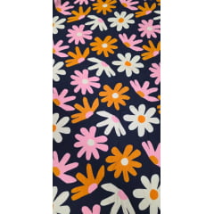 Viscose Margaridas Coloridas Marles