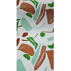 Viscose Pesada Rustique Estampada Verde 7C