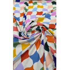 Viscose Premium Bandeiras Coloridas