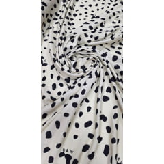 Viscose Premium Baw Animal Print Fundo Creme Viscose Premium Baw Animal Print Fundo Creme