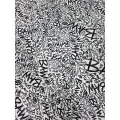 Viscose Premium Baw Grafite Urbano Fundo Branco
