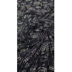 Viscose Premium Baw Quadro Negro