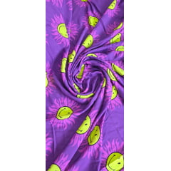 Viscose Premium Baw Sol Fundo Roxo Viscose Premium Baw Sol Fundo Roxo