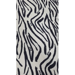 Viscose Premium Baw Zebra Fundo Off