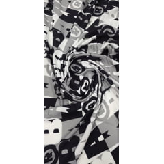 Viscose Premium Estampa Baw Tricolor Viscose Premium Estampa Baw Tricolor