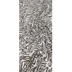 Viscose Premium Zebra Marrom Fundo Creme Viscose Premium Zebra Marrom Fundo Creme