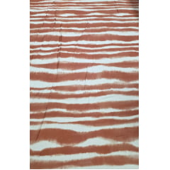 Viscose Zebra Terracota com Creme